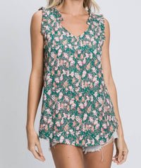 Hailey & Co - Floral Sleeveless Top