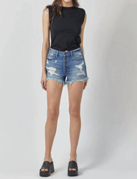 Hidden - Sofia Ultra Distressed Shorts