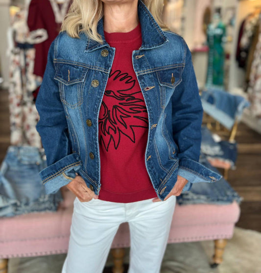 Pearls & Camo - Beaded Gamecocks Jacket