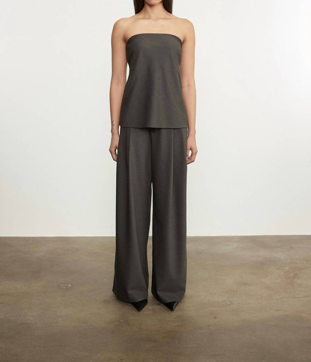 Enza Costa - EASY PLEATED WIDE LEG TROUSER
