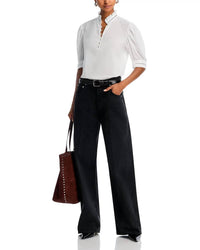 Frame - Ruffle Collar Top