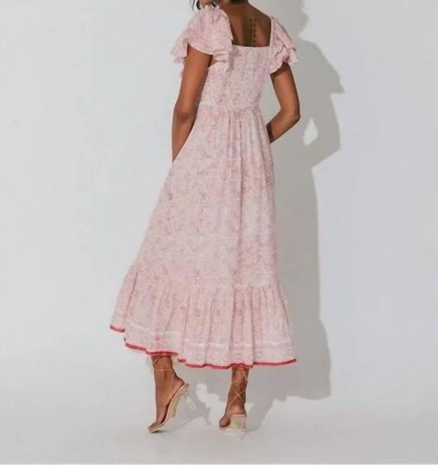 Cleobella - Flutter Sleeve Maxi Dress