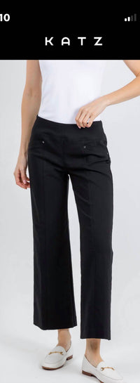 Elliott Lauren - Control Stretch Grommet Wide Lag Pants