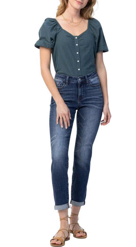 Judy Blue - Cuffed Denim Jeans