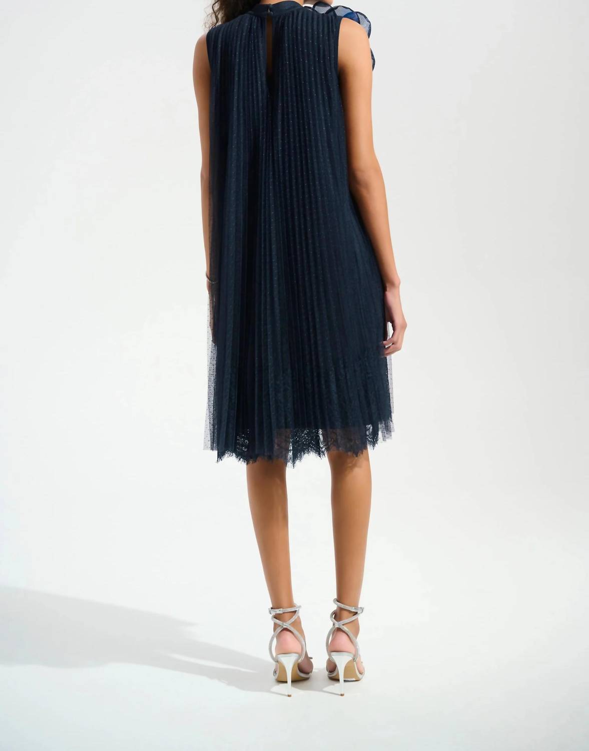 Joseph Ribkoff - Organza Flower Mesh A-line Dress