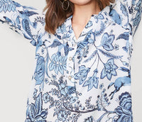 Spartina 449 - Peeples Song Cora Silk Lowcountry Blouse