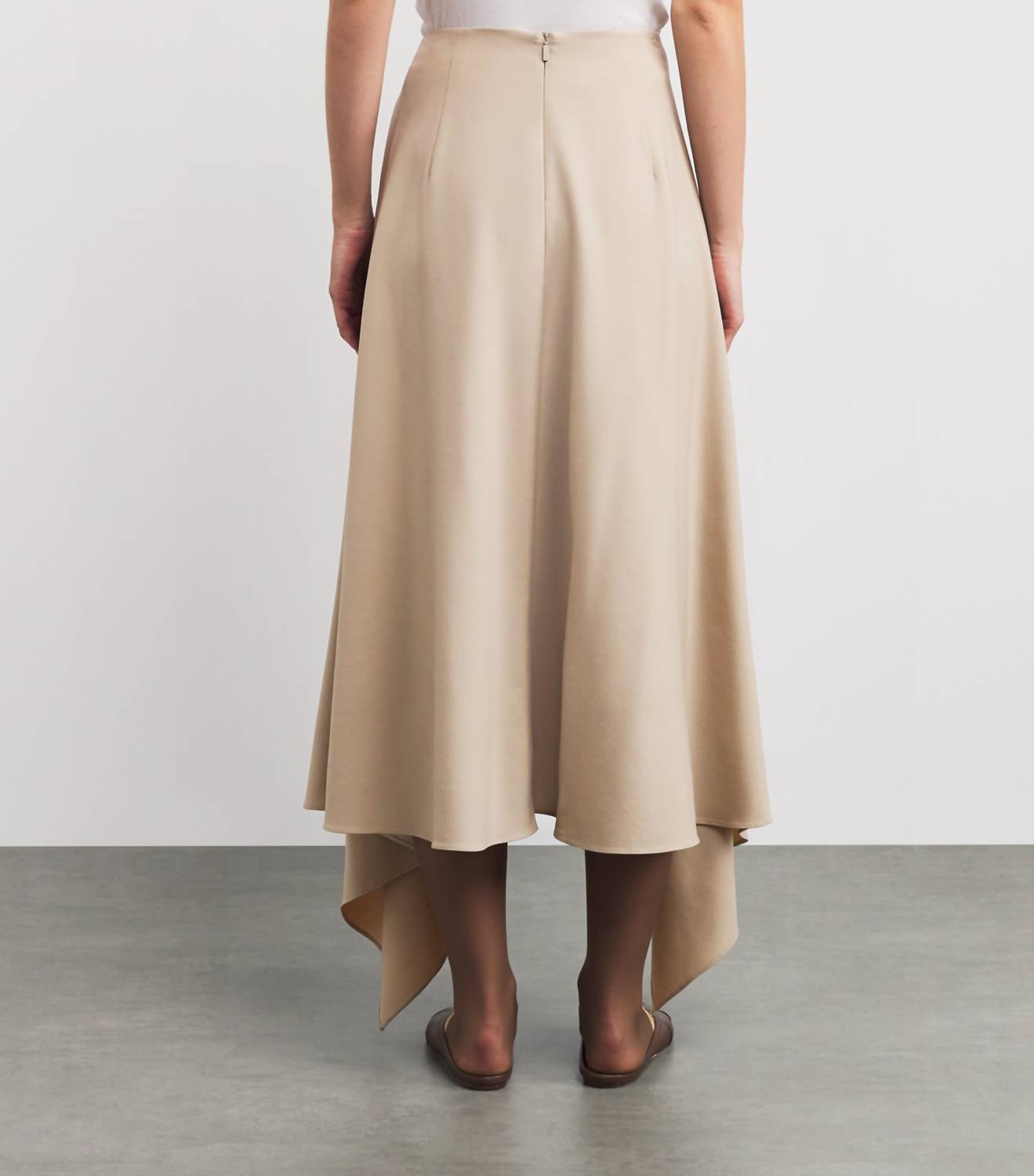 Lafayette 148 - Wool Asymmetric Handkerchief Midi Skirt