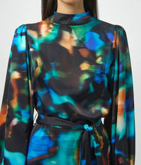 Joseph Ribkoff - Abstract Print Straight Dress