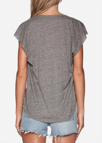 Enza Costa - Mock Twist Jersey Sleeveless Cropped V