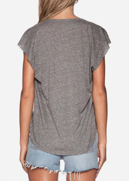 Enza Costa - Mock Twist Jersey Sleeveless Cropped V