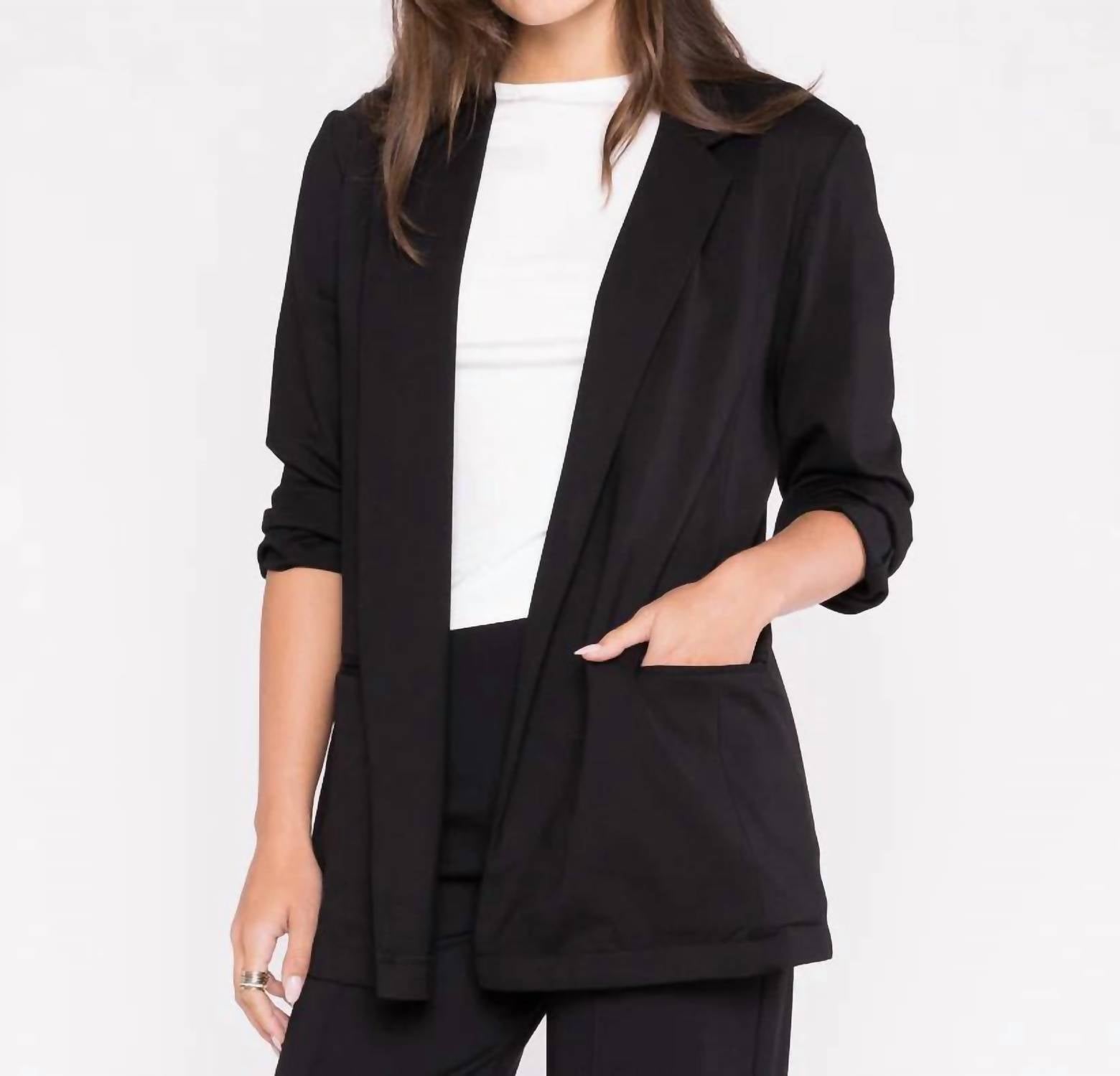 Ripley Rader - Ponte Knit Oversized Blazer