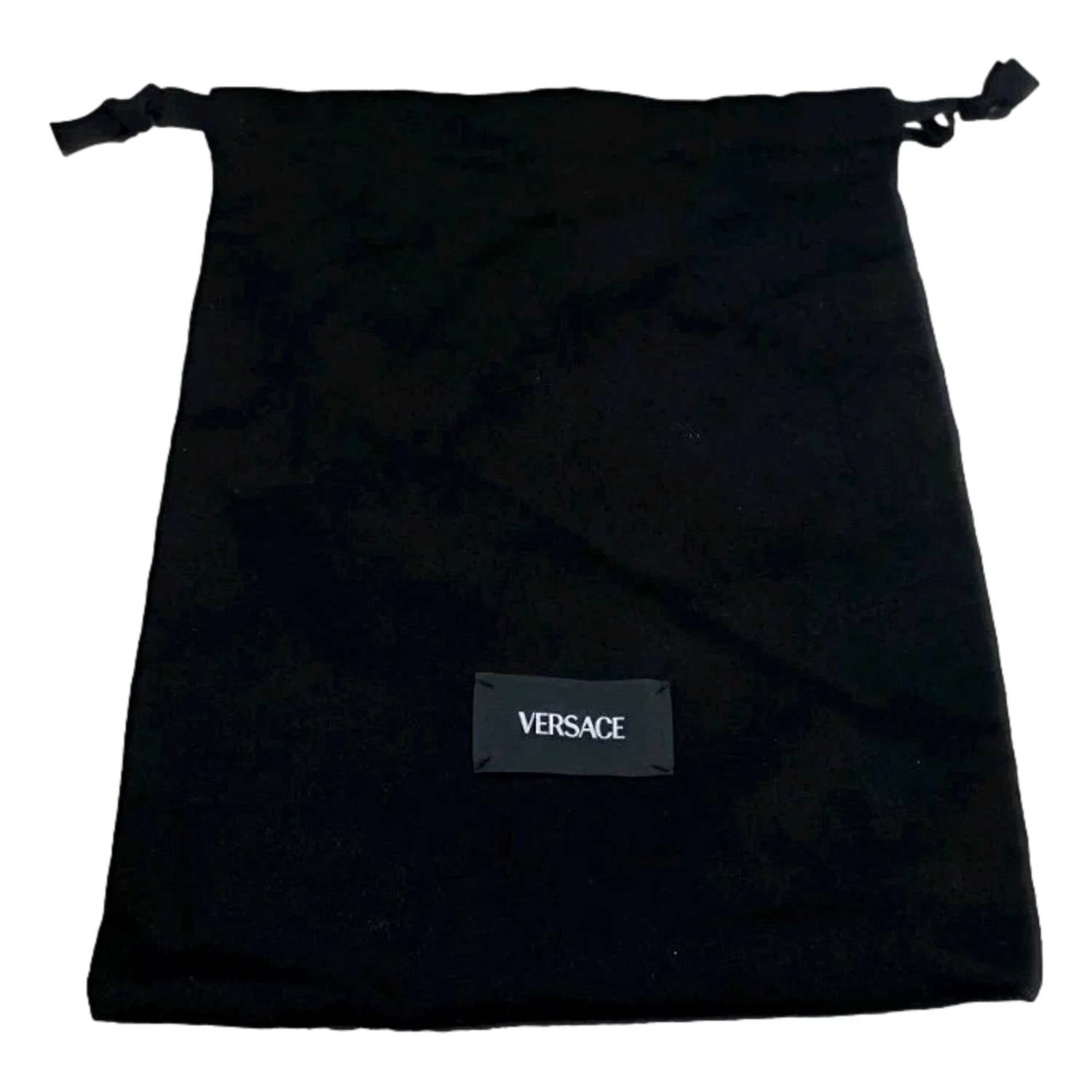 Versace - Women's La Medusa Vitello Leather Half Moon Crossbody Bag