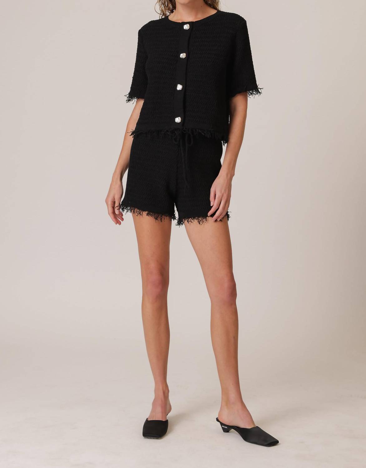 Line And Dot - Sancia Button Down Top