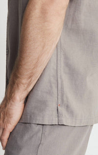 Jachs New York - Linen Suffolk Short Sleeve Camp Shirt