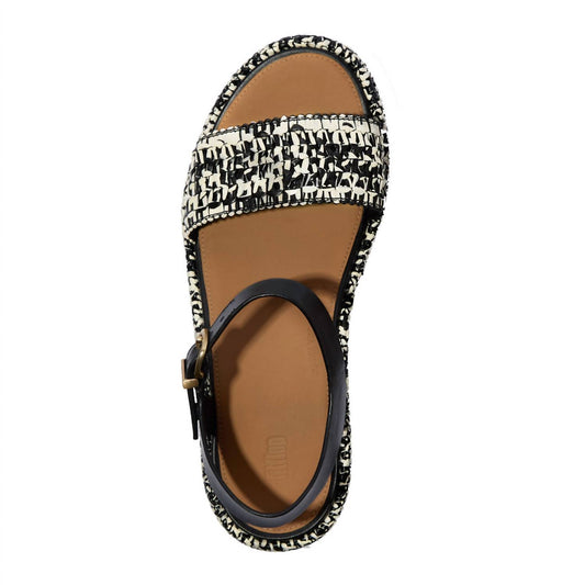 Fitflop - Women's Platform Woven Ankle-strap Sandal