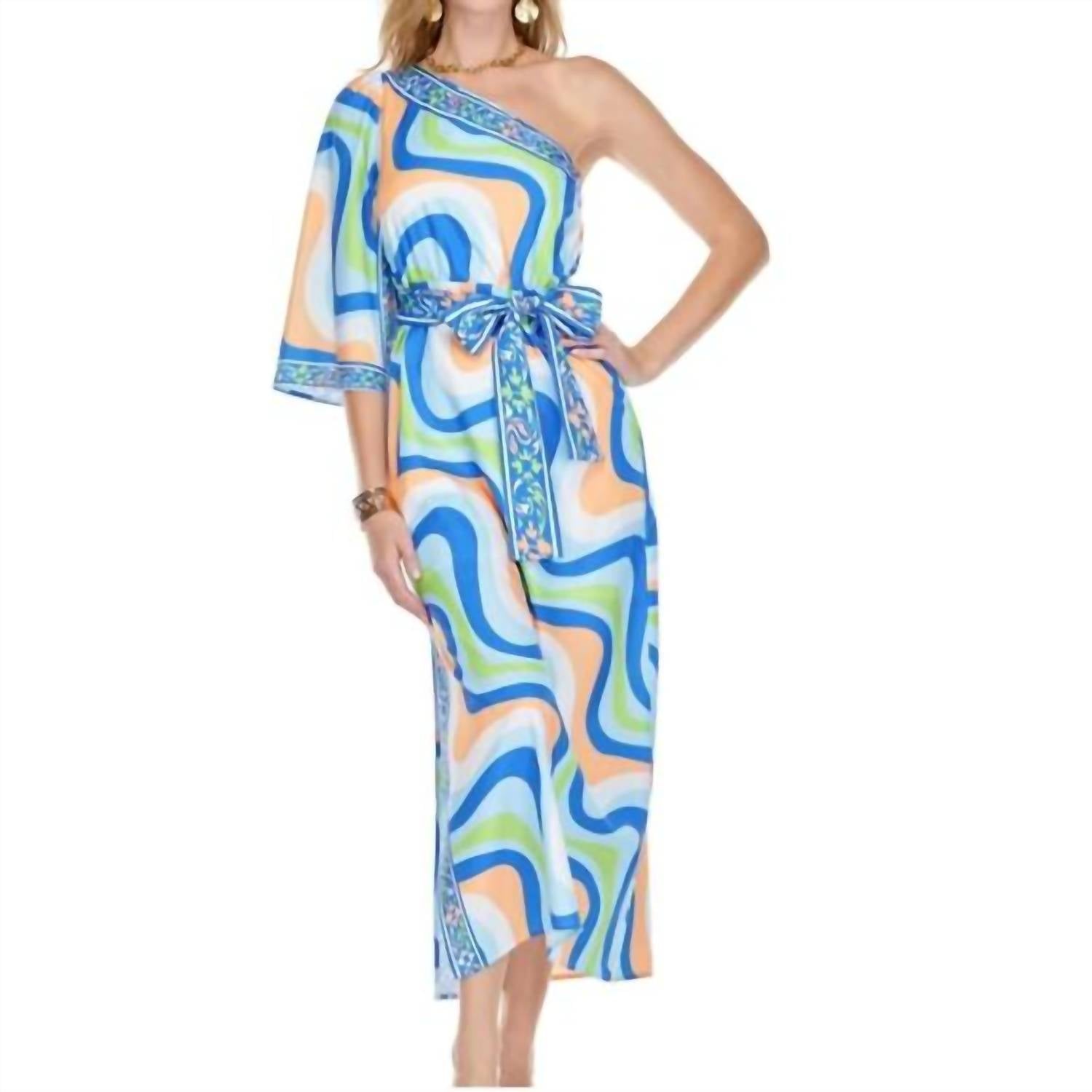 Jade - Women's One Shoulder Column Dress