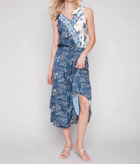 Charlie B - Printed Satin Dress