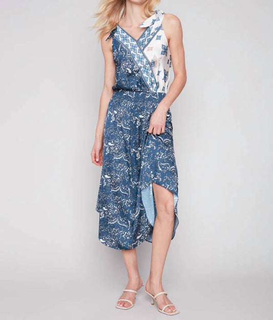 Charlie B - Printed Satin Dress