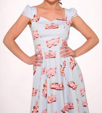 Orchid Bloom - Car Hop Swing Dress