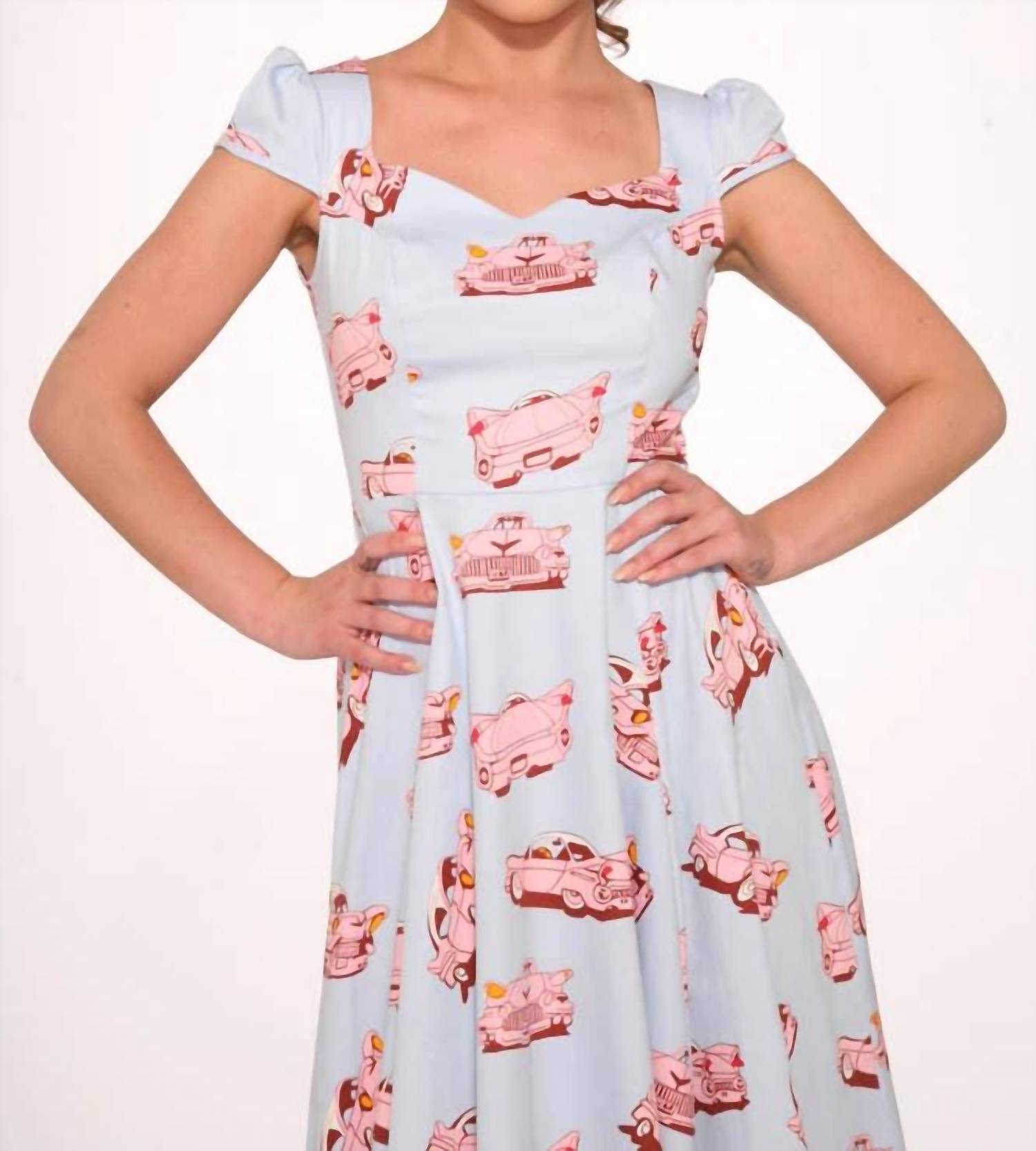 Orchid Bloom - Car Hop Swing Dress