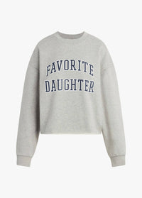 Favorite Daughter - Cropped Collegiate Sweatshirt