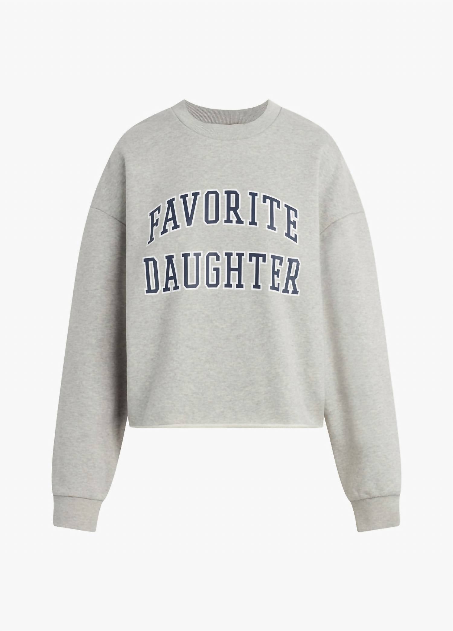 Favorite Daughter - Cropped Collegiate Sweatshirt