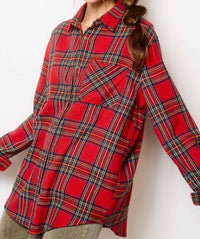 La Miel - Ribbon Plaid Shirt