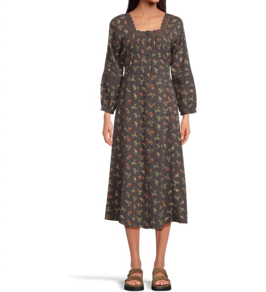 Toad&Co - Manzana Square Neck Long Sleeve Dress