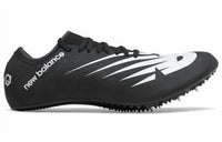 New Balance Men's Sigma Aria Track Spike Shoes in black white - men's shoe - detail view