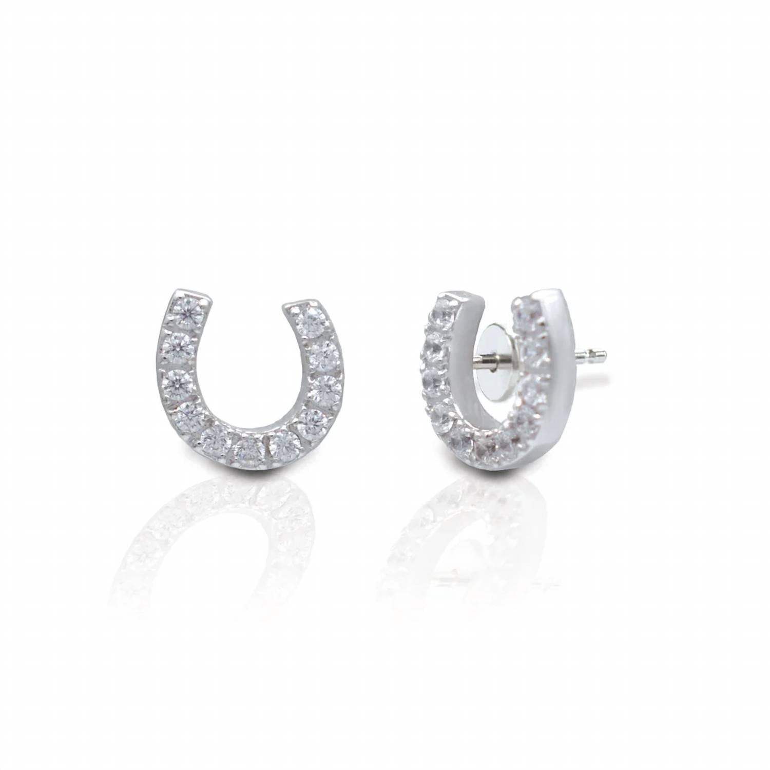 Kelly Herd Jewelry - Women's Offset Horseshoe Earrings