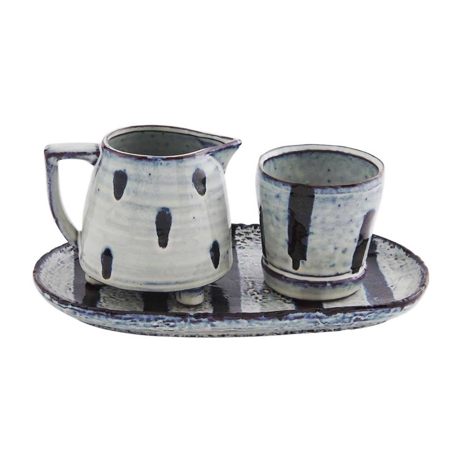 Mudpie - Stoneware Cream And Sugar Set