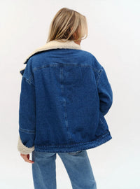 Six/Fifty - Williston Faux Fur Denim Jacket
