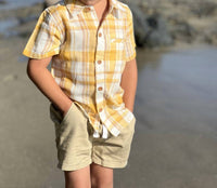 Me & Henry - Boy's Newport Plaid Woven Shirt