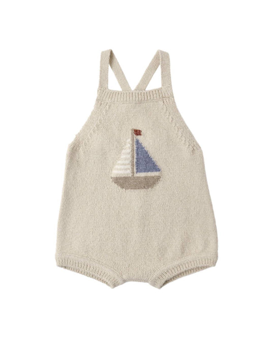 Rylee + Cru - Kid's Fisher Sailboat Romper