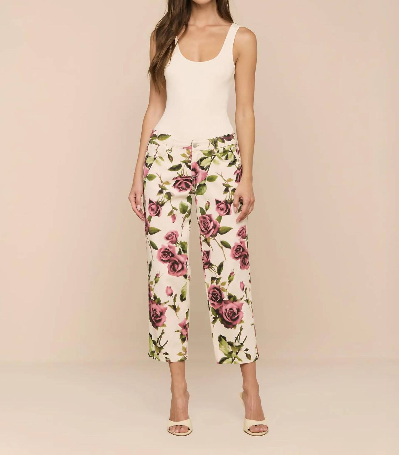 L'Agence - Blaine Cropped Stovepipe Jean