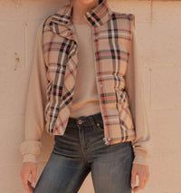 Jodifl - Plaid Puffer Vest