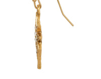1928 Jewelry Women's Star Of Bethlehem Crystal Drop Earrings in gold - women's jewelry - detail view