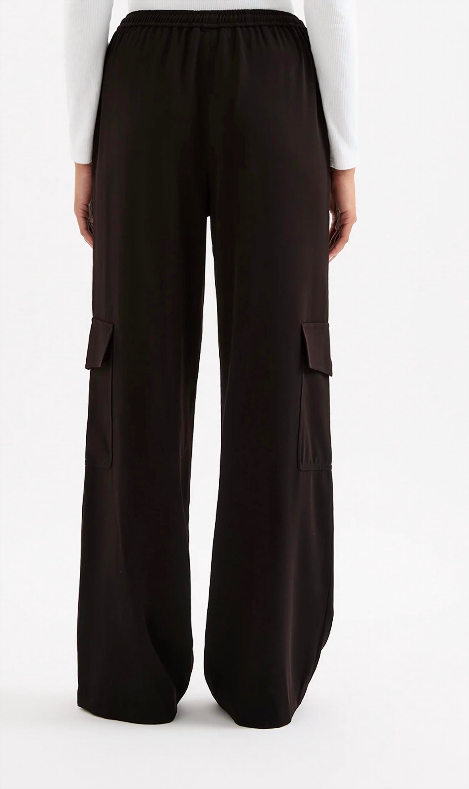 Nude Lucy Quincy Cargo Pants in black - women's pants - view 4