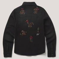 Stetson - Women's Embroidered Stretch Denim Shirt