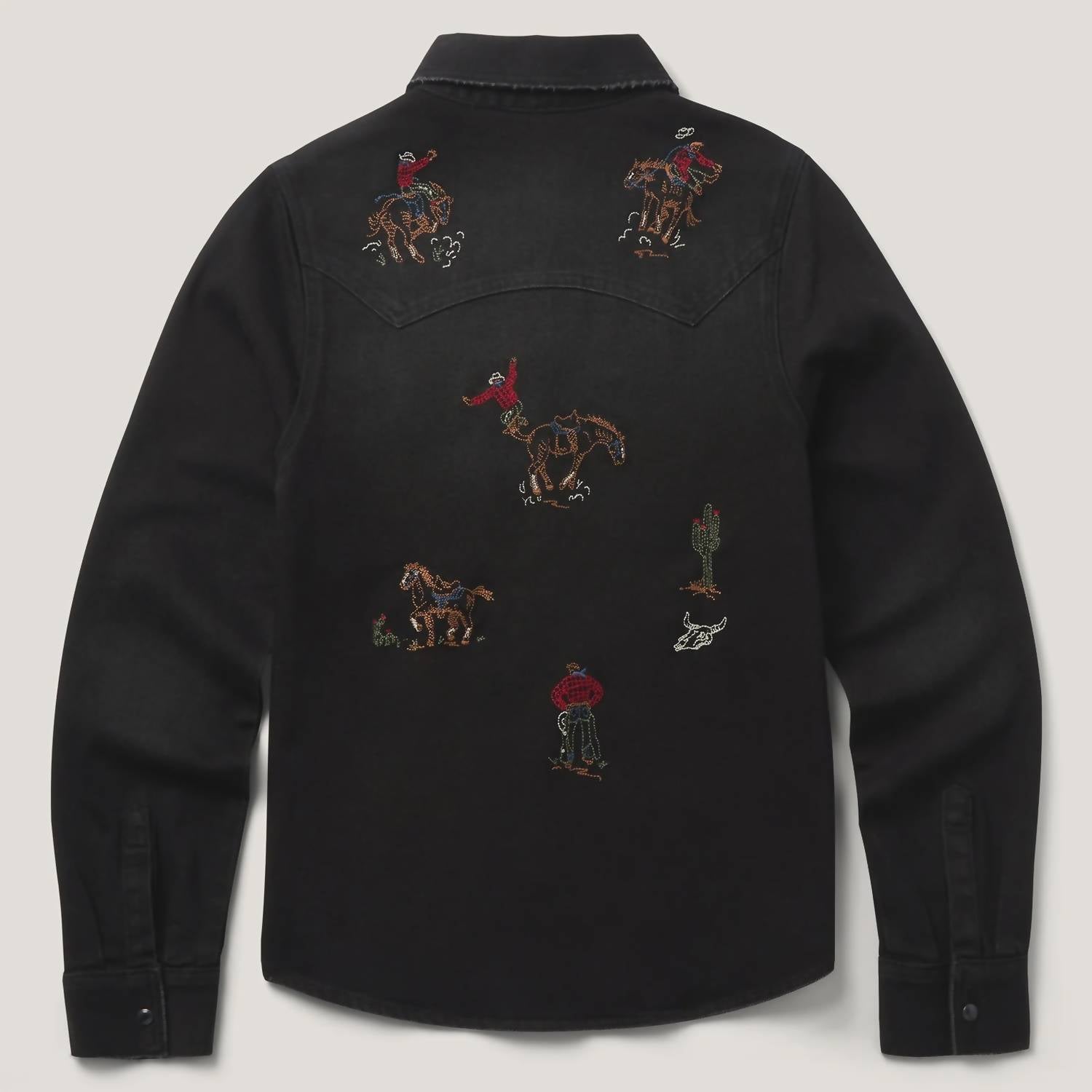 Stetson - Women's Embroidered Stretch Denim Shirt