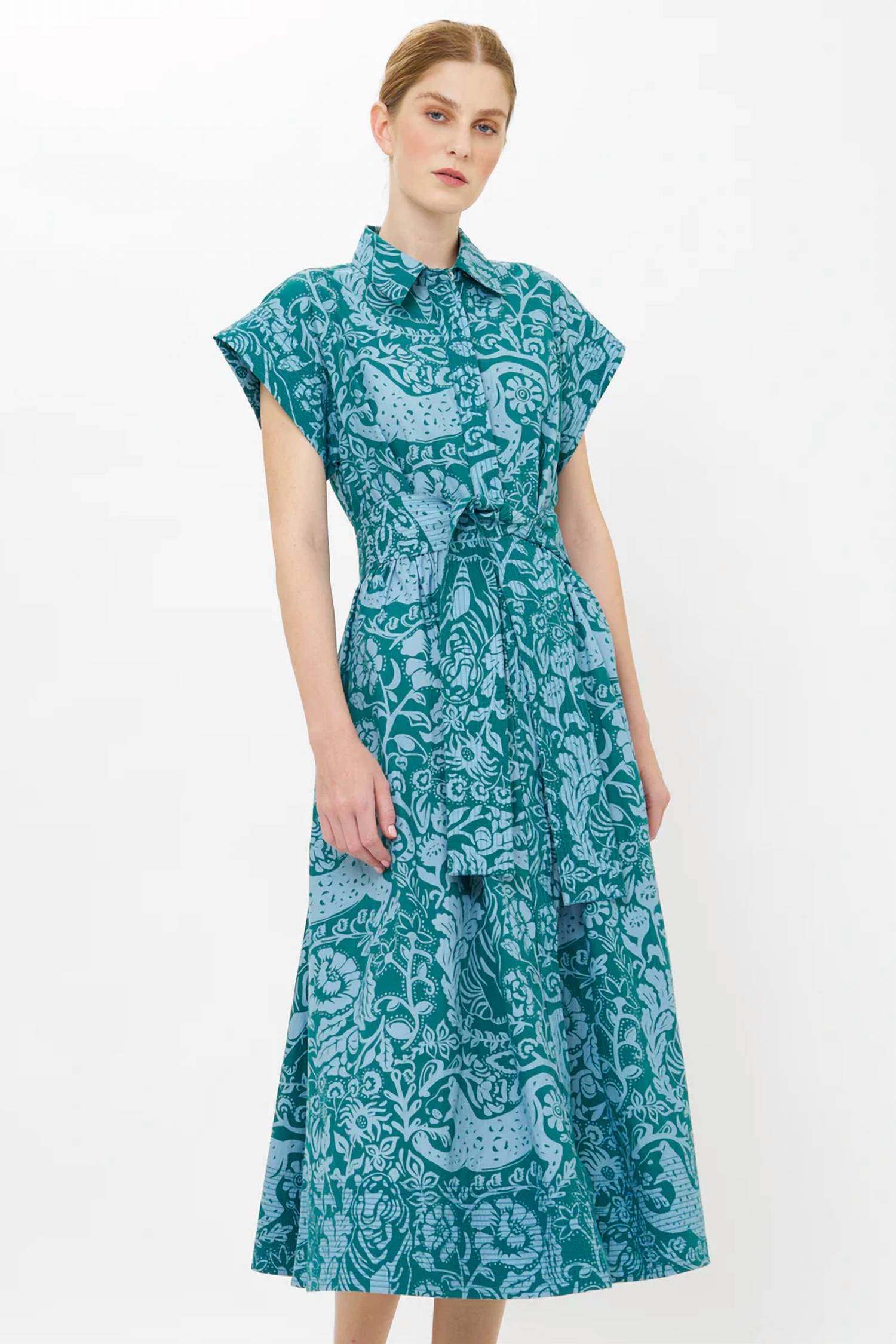 Oliphant - Belted Shirt Dress