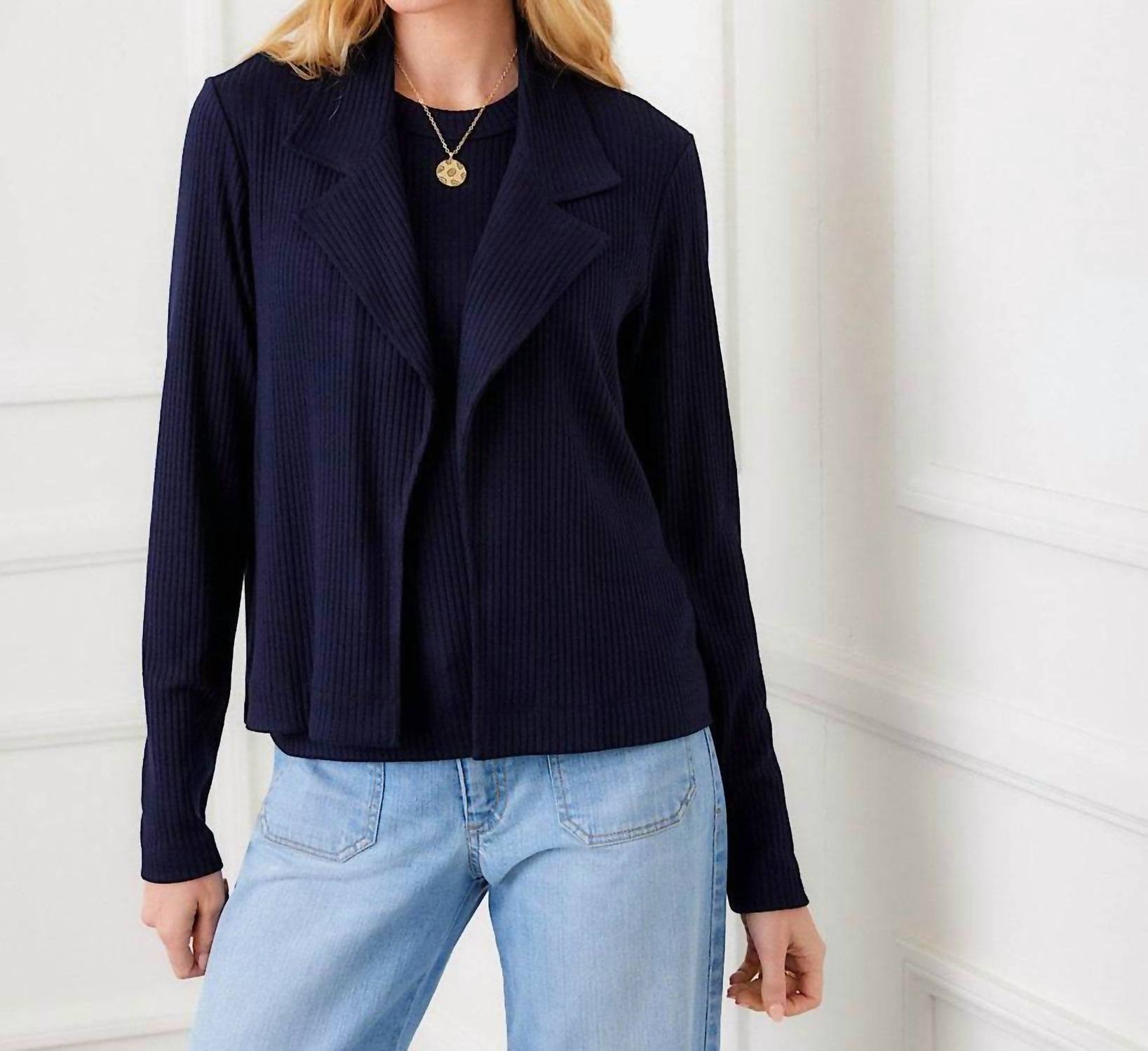 Karen Kane - Ribbed Jacket