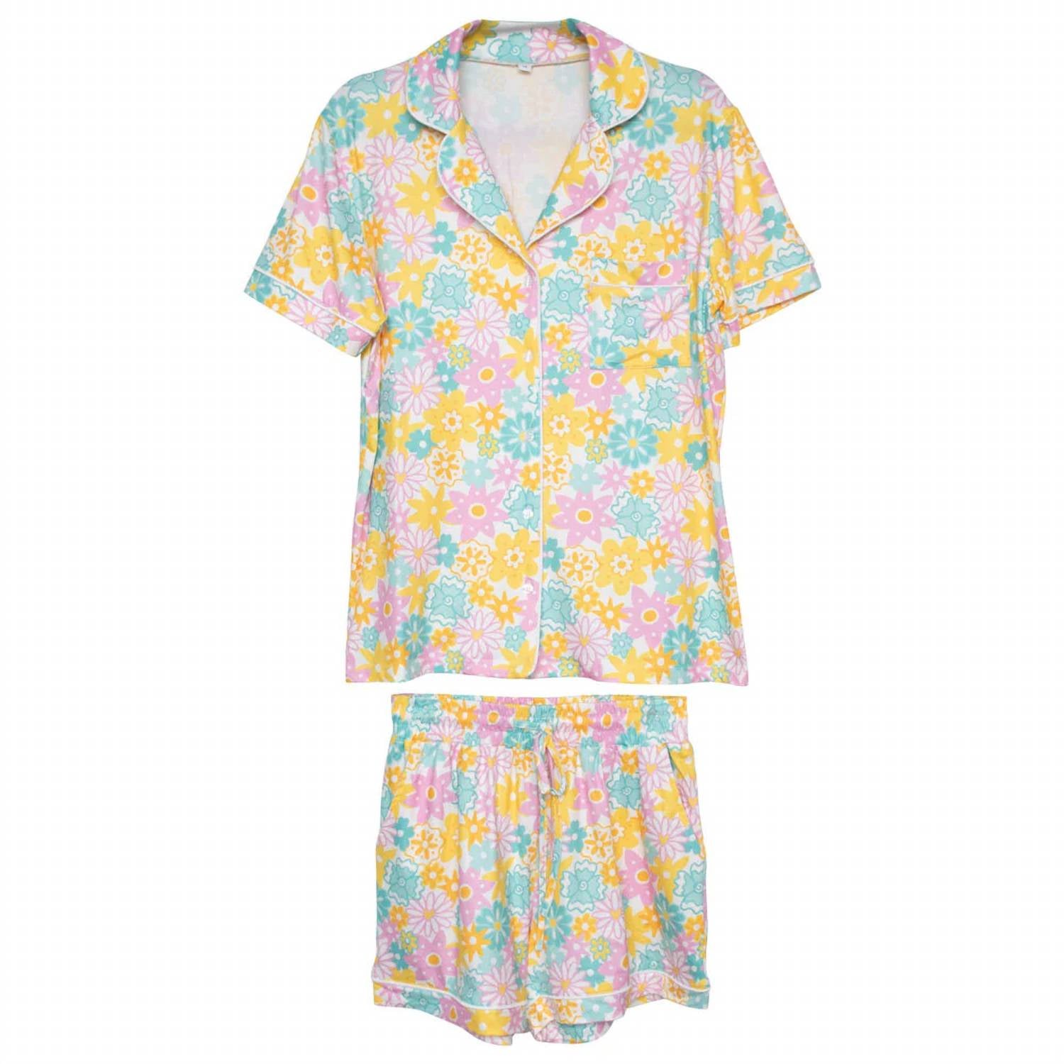 Katydid - Spring Flowers Pajama Short Set