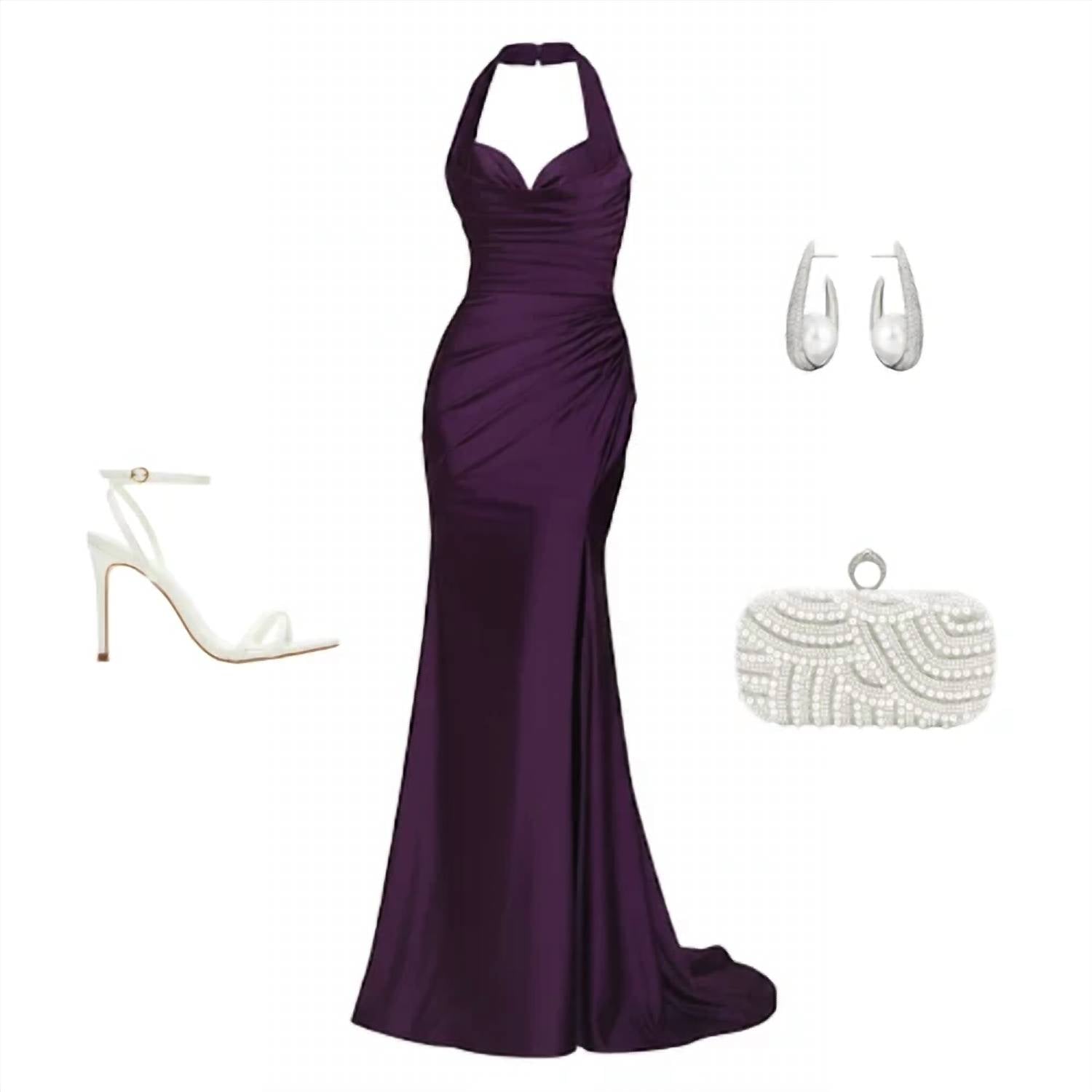 Ever After Bridal Atlanta - Women's Allure Elegant Satin Evening Gown