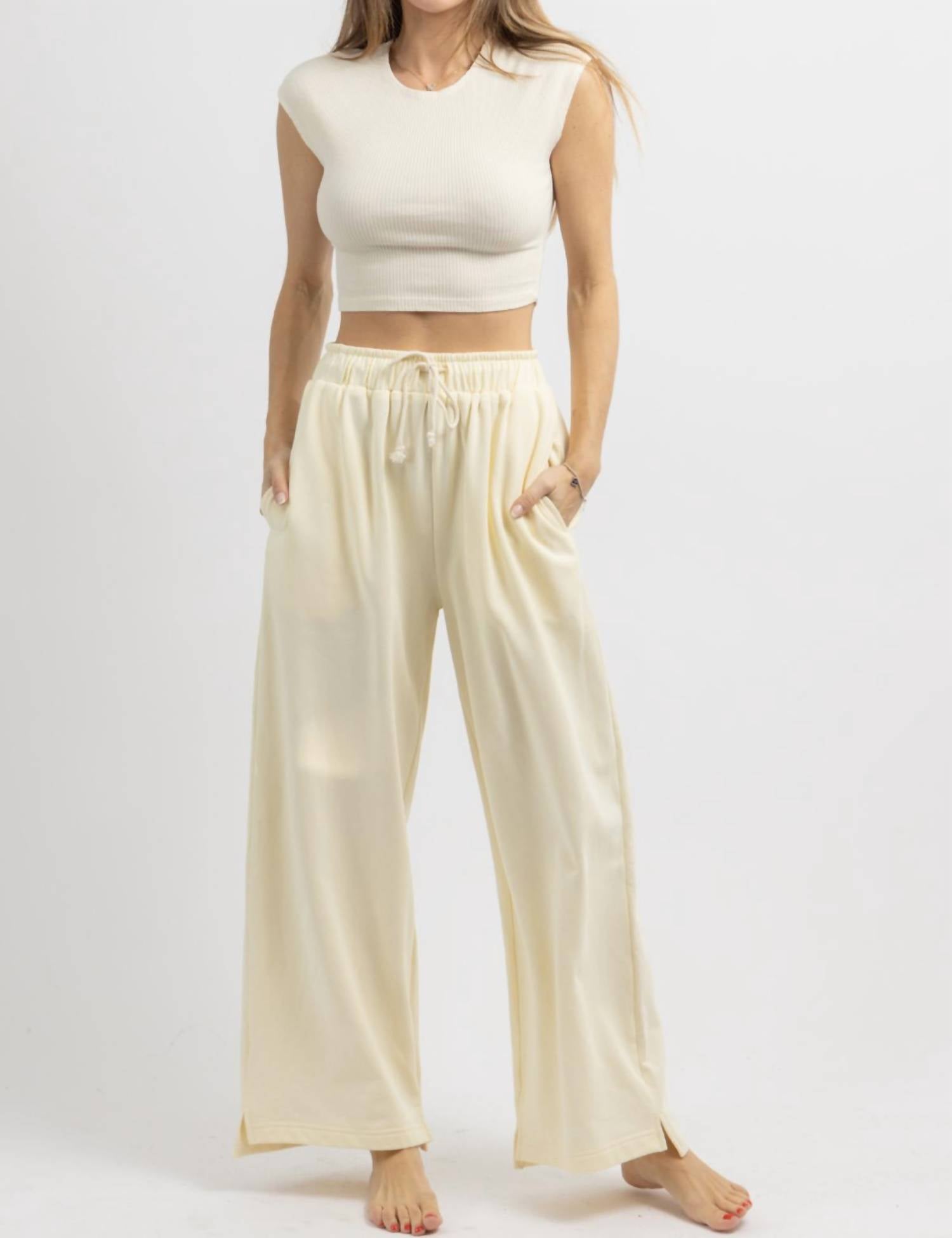 Papermoon - Cora Wide-leg Lounge Pant
