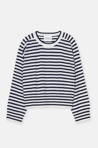 Closed - Striped Crewneck Long Sleeve Top