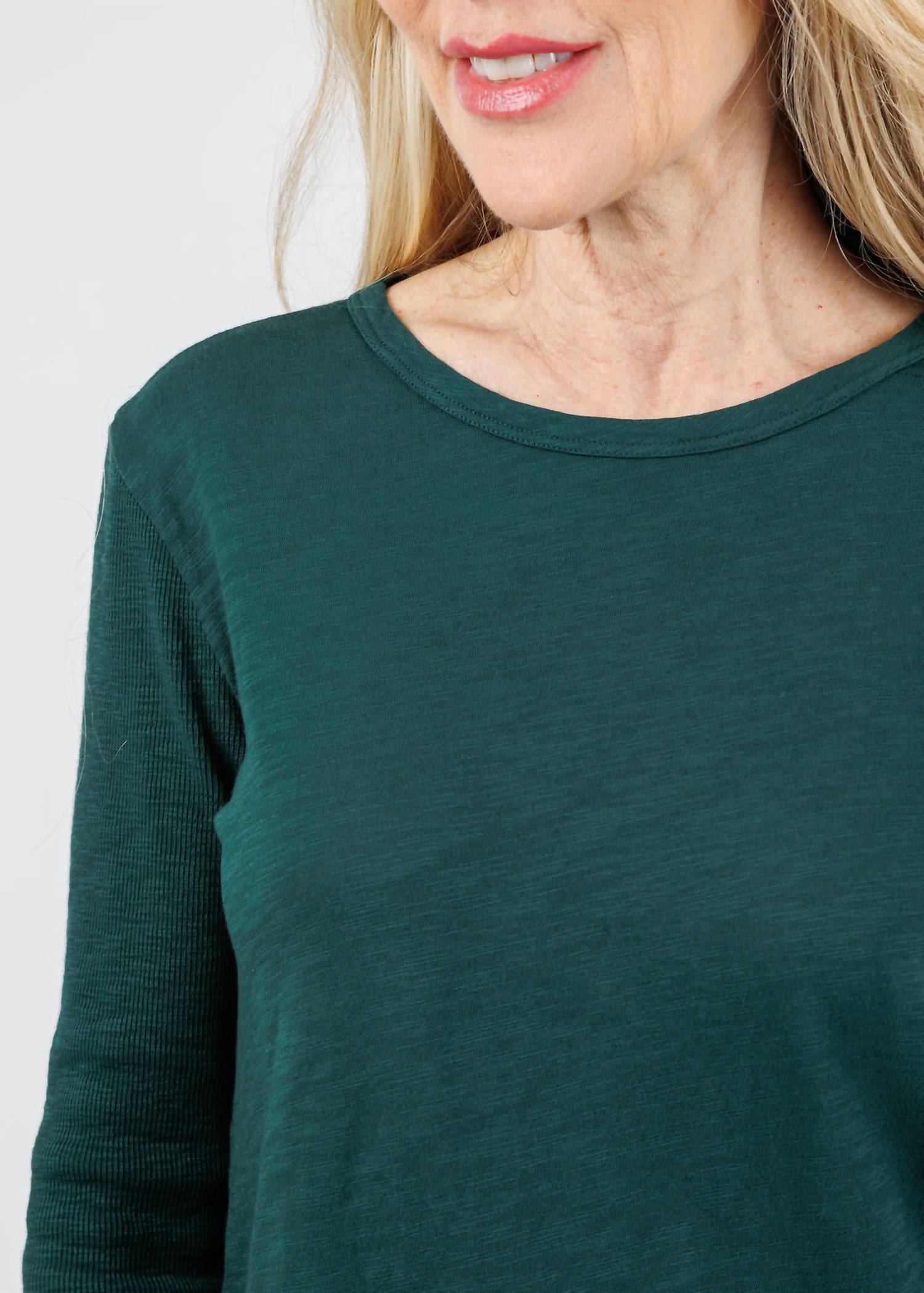 Elliott Lauren - Tracy Rib Long Sleeve Tee