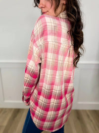 White Birch - Plaid Flannel Button-up Shirt