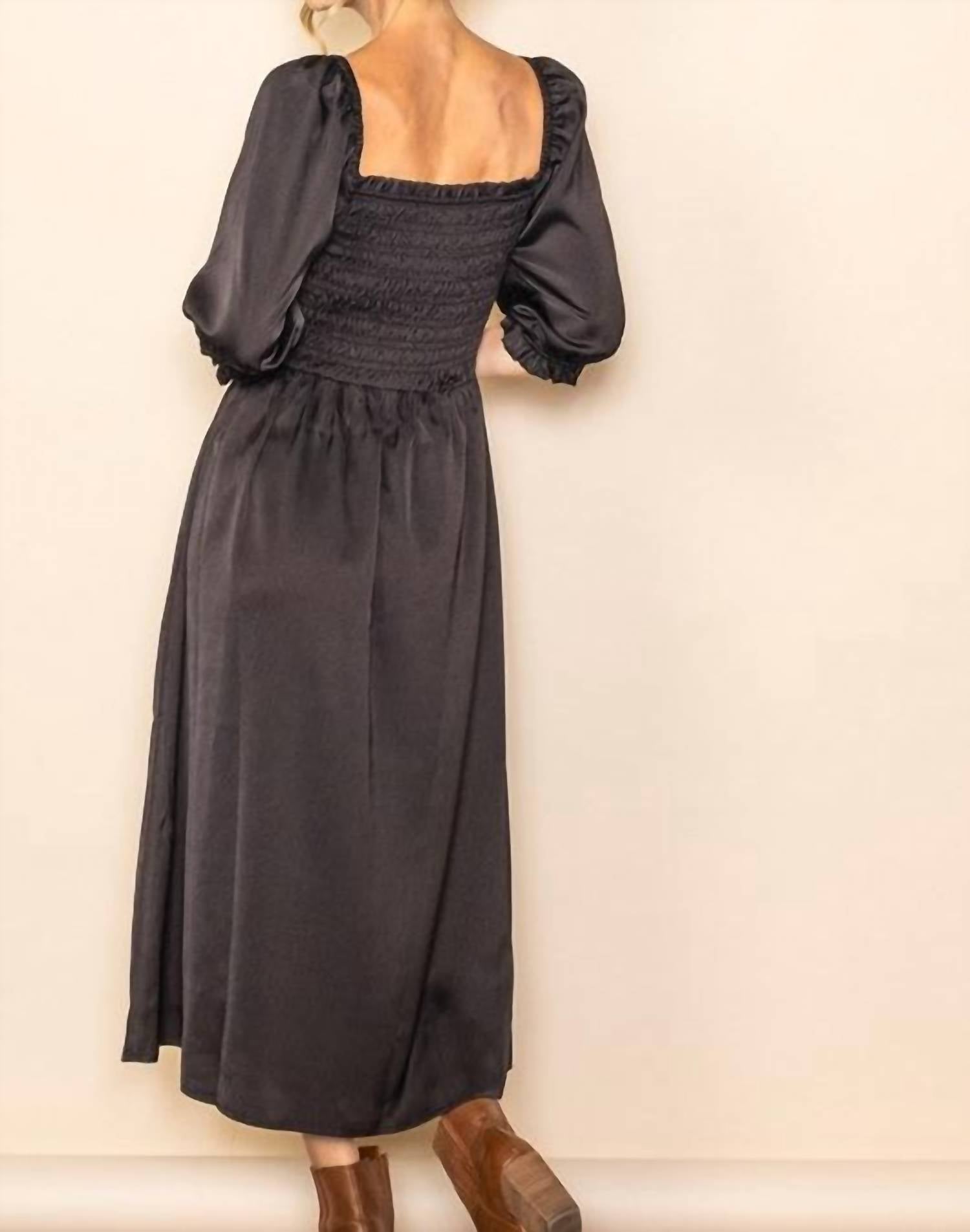 Elloh - Women's Ruffle Puff Dress