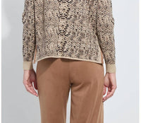 Lysse - Declan Mock Neck Jacquard Sweater